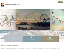 Tablet Screenshot of docgoldenberg.com